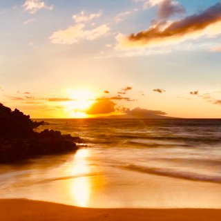 Maui岛有全世界最美最美的夕阳...