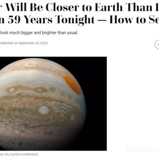木星来到～不要错过！近59年来离地球🌍最...