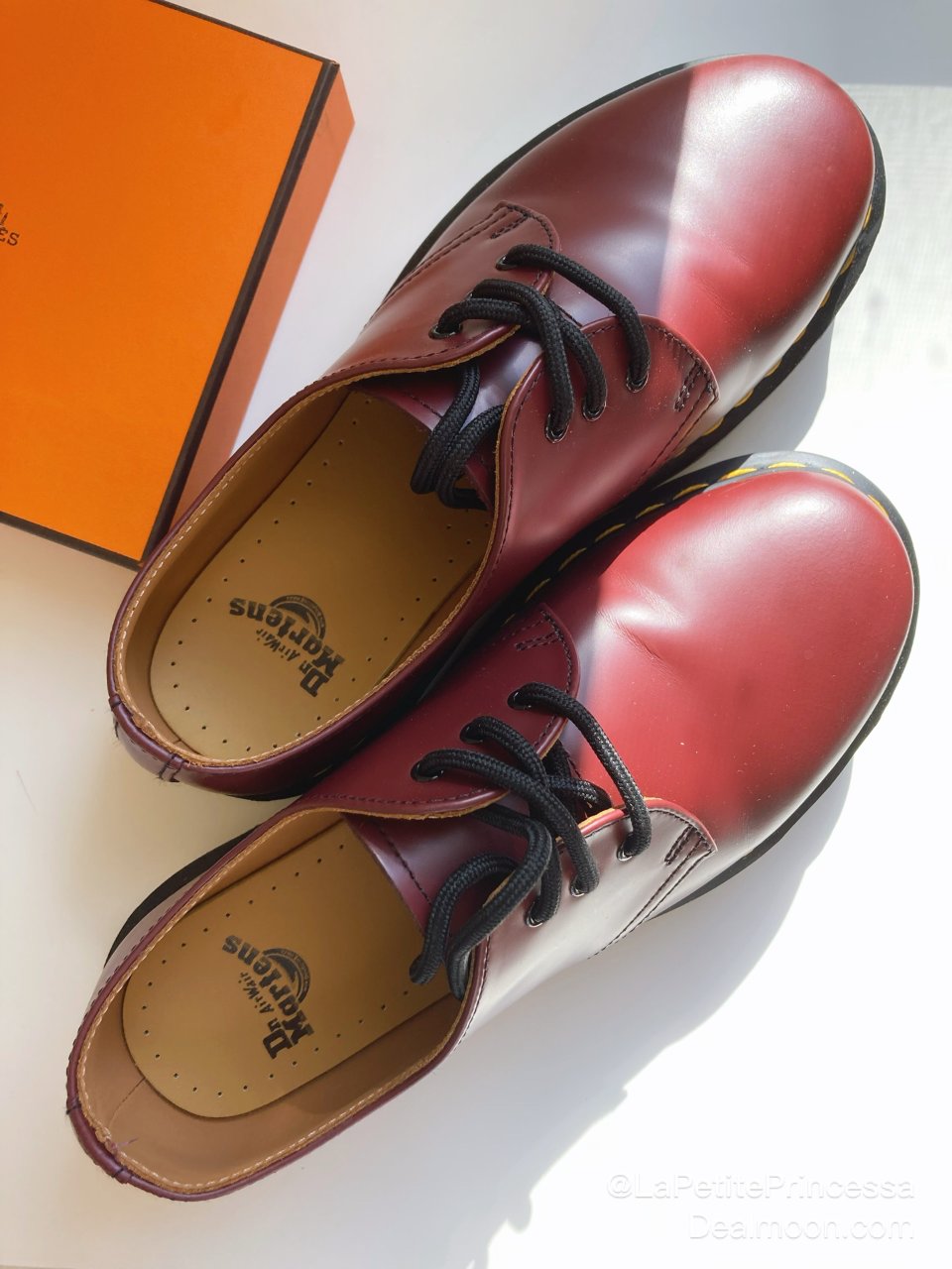 Dr. Martens,1461 Smooth Leather Oxford Shoes in Cherry Red | Dr. Martens