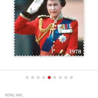 女王白金禧纪念邮票...