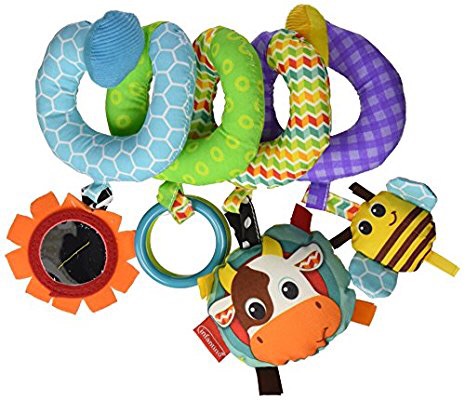 Infantino Spiral 便携式婴儿摇篮挂件玩具