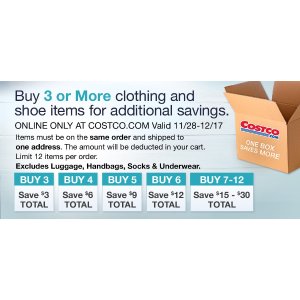 男鞋只需14.99 Clothing & Luggage | Costco