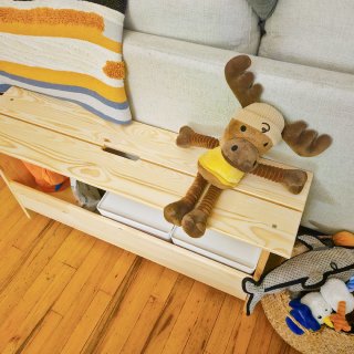 IKEA 储物板凳🐶狗子的东西有去处啦...