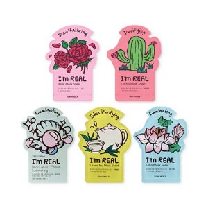 特价$9.6 TONYMOLY 5-Pc. I m Real Sheet Mask Set - Skin Care - Beauty - Macy s