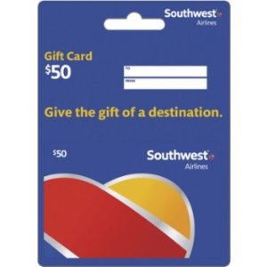 Southwest Airlines $100礼卡