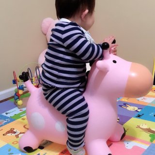 【淘宝买什么】宝宝玩具充气跳跳马🐎...