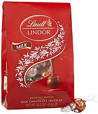 Lindt LINDOR 牛奶巧克力15.2ounce