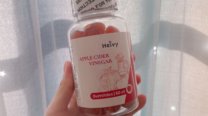 Heivy苹果醋软糖 满满一瓶小苹果🍎