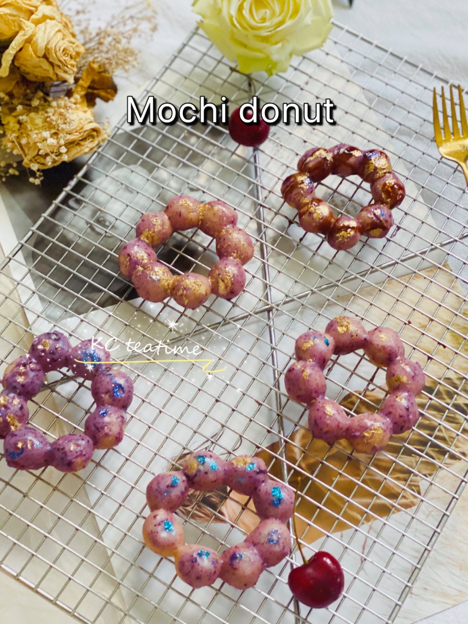网红甜品mochi donut ,你们都...