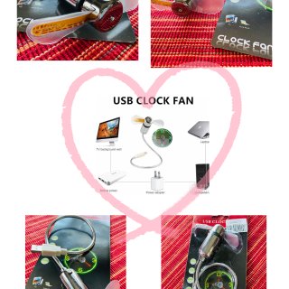 微众测：小巧可爱的USB时钟风扇，为你带...