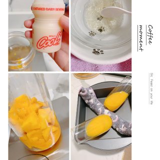 夏日甜品-芒果牛奶冻...
