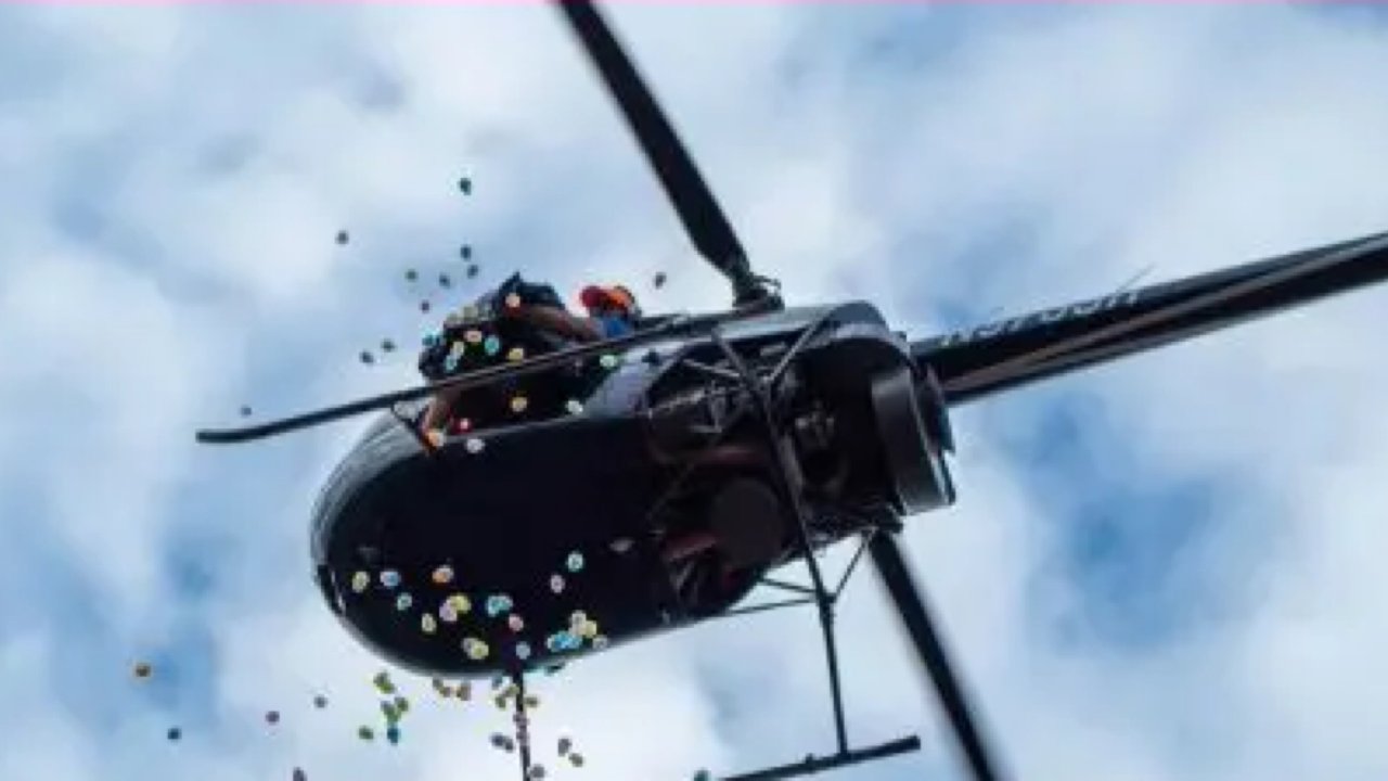 花式复活节-直升机🚁空投彩蛋？
