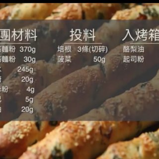米君面包铺🍞｜低卡快手面包系列：菠菜培根...