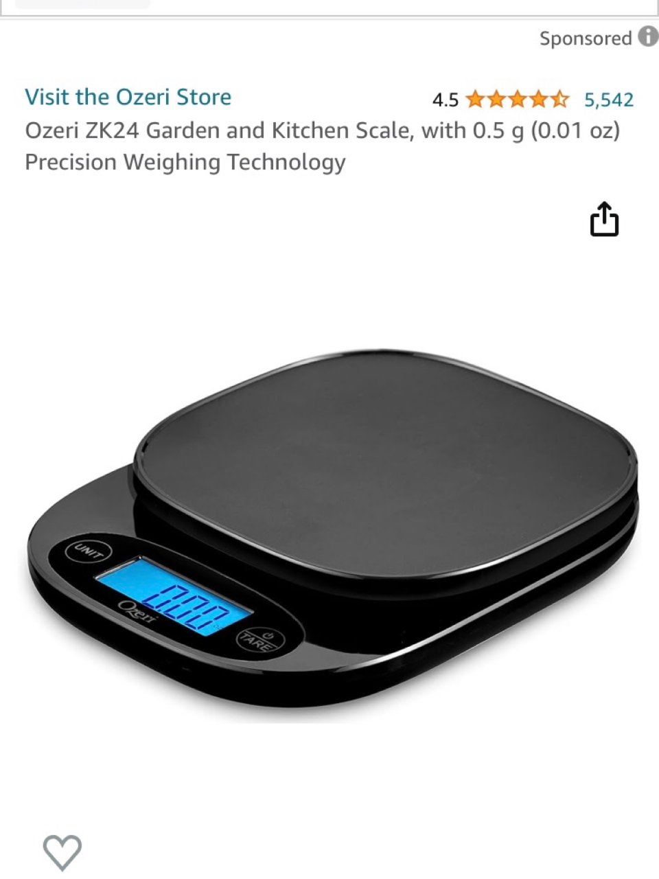 Ozeri kitchen scale 晒晒圈精选