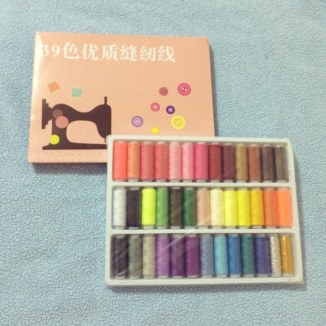包装蛮可爱的，缝纫线嘛就很普通了?...