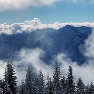 西雅图踏雪云端漫步☁️还有超美湖景✨但也...