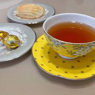 灰黄配—甜蜜下午茶...