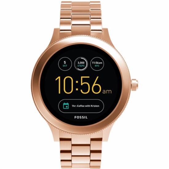 Fossil Q Venture Gen 3 Smartwatch 玫瑰金色手表