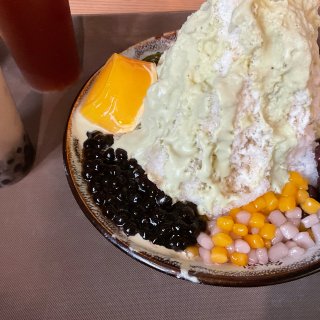 鲜芋仙买大份抹茶刨冰柠檬茶五折...