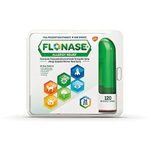 Flonase 24hr Allergy Relief Nasal Spray, Full Prescription Strength, 120 sprays
