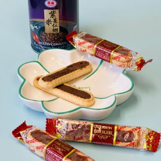 波路梦：小麦胚芽巧克力夹心饼...