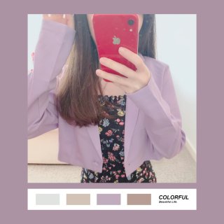 🇬🇧£4 H&M香芋紫💜短西装真的太好穿...