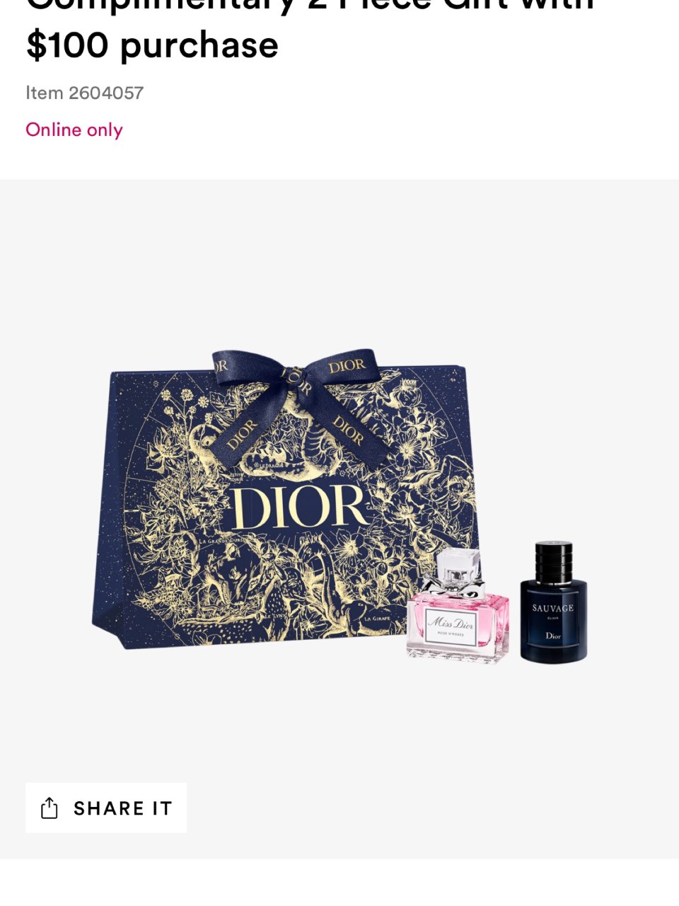 Ulta 任意消费🈵️100赠Dior ...