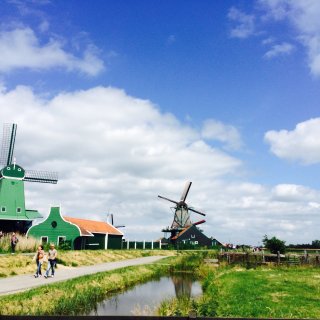阿姆斯特丹周边的风车小镇Zaanse S...