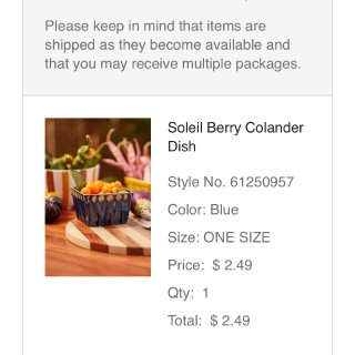 Urban Outfitters,Soleil Berry Colander Dish