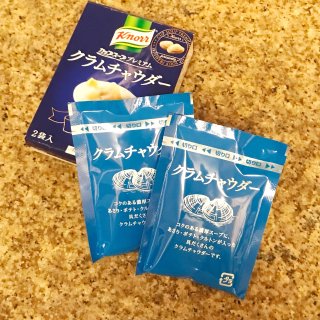 ajinomoto家蛤蜊土豆浓汤，味淡价...