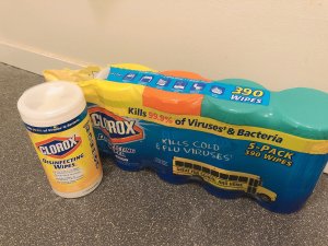 Clorox 消毒湿巾｜可以消灭 99.9% 细菌和病毒
