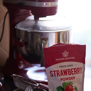 Nature Restore USDA Certified Organic Freeze Dried Strawberry Powder, 8 Ounces, Non GMO, Gluten Free, Vegan: Health & Personal Care,KitchenAid 凯膳怡,6 夸厨师机
