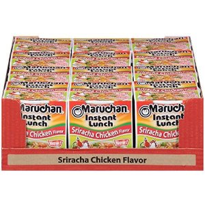 Maruchan Instant Lunch Sriracha Chicken 2.25 oz Pack of 12