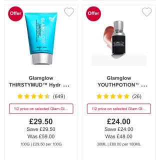 Boots巨折Glamglow面膜...