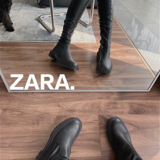 ZARA 购物分享|秋冬过膝靴到手...