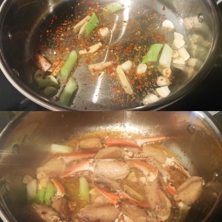 【姜葱炒蟹】超级简单的菜，要不要学！...