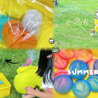 可循环♻️使用的水球｜夏天的快乐☀️...