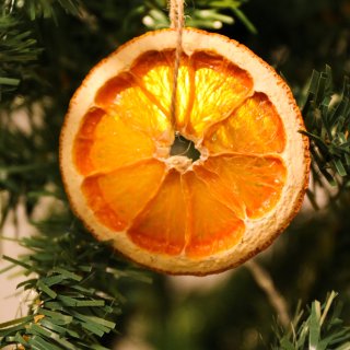 香香的烤橙片｜圣诞树装饰...