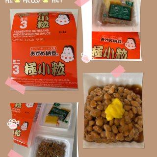 日本超市里的健康食物纳豆...