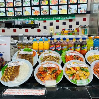 Hmart food court: 韩国...