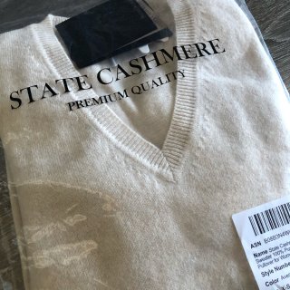 State Cashmere,V-Neck Cashmere Sweater – StateCashmere
