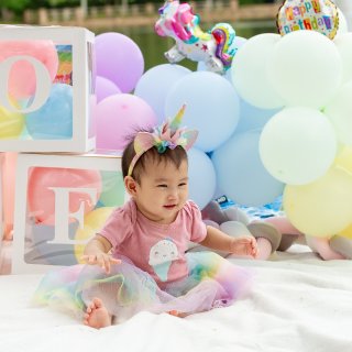 DBXD Baby 1st Birthday Decorations for Girl