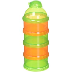 Mommys Helper Pak N Stak Formula Dispenser, Orange/Green