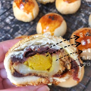 homemade网红豪华蛋黄酥...