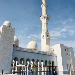 阿布扎比大清真寺|皇家的风貌...