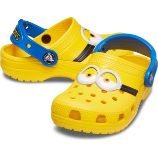 Crocs 可爱的小黄人儿童洞洞鞋...