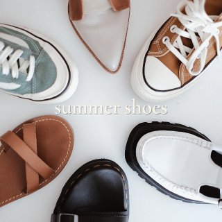 七月 | 夏季 | 简约风鞋款...
