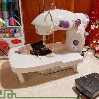 mini电动缝纫机🧵｜简单缝补快速整齐...