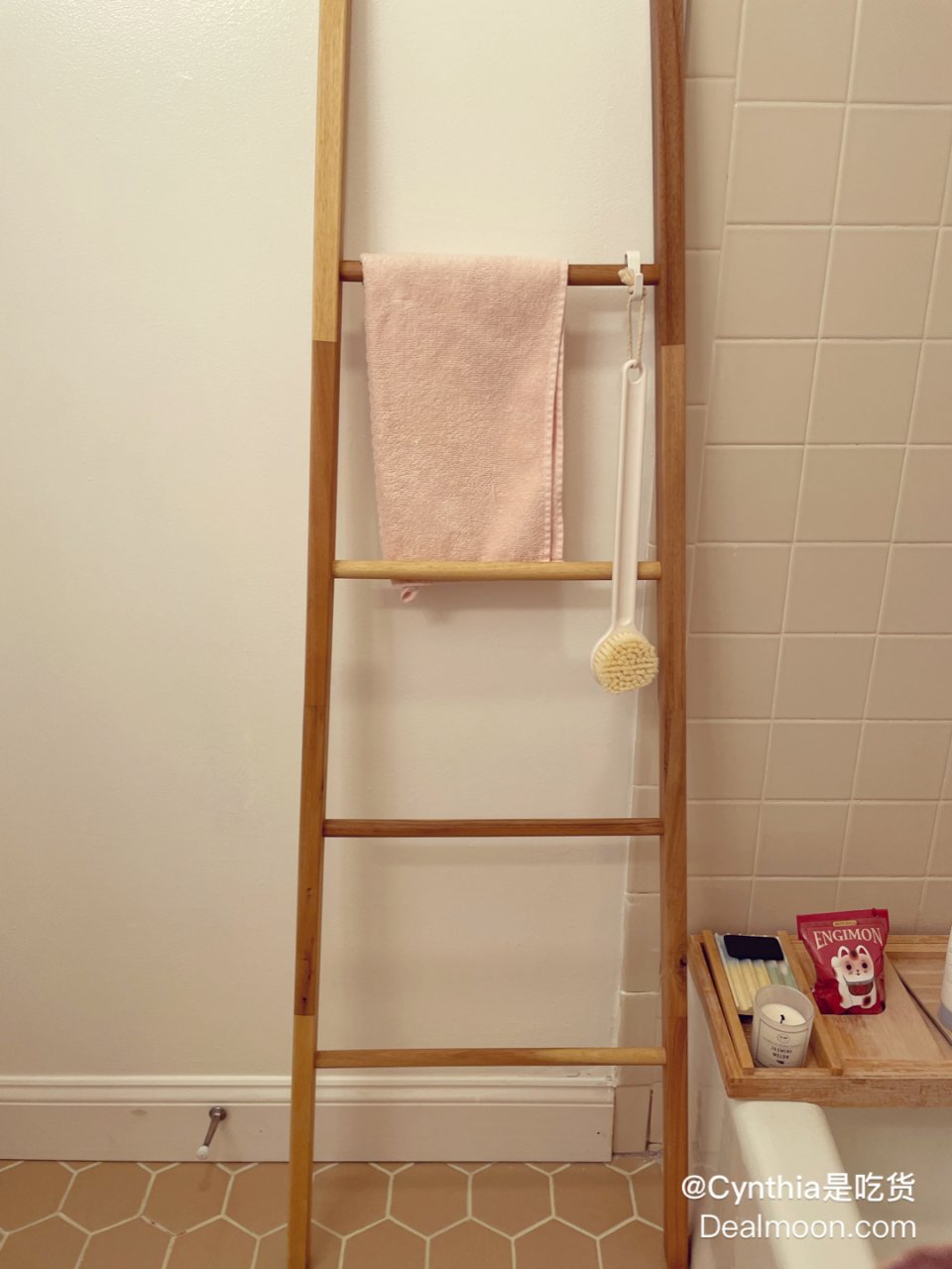 Haven™ Acacia Wood Towel Ladder | Bed Bath & Beyond