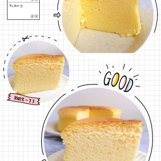 不完美地开裂了⁉️【日式轻乳酪蛋糕 】...